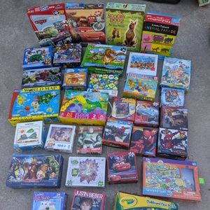 Puzzle lot all for 25